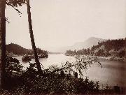 Vue du fleuve Columbia et de la chain des Cascades Carleton E.Watkins